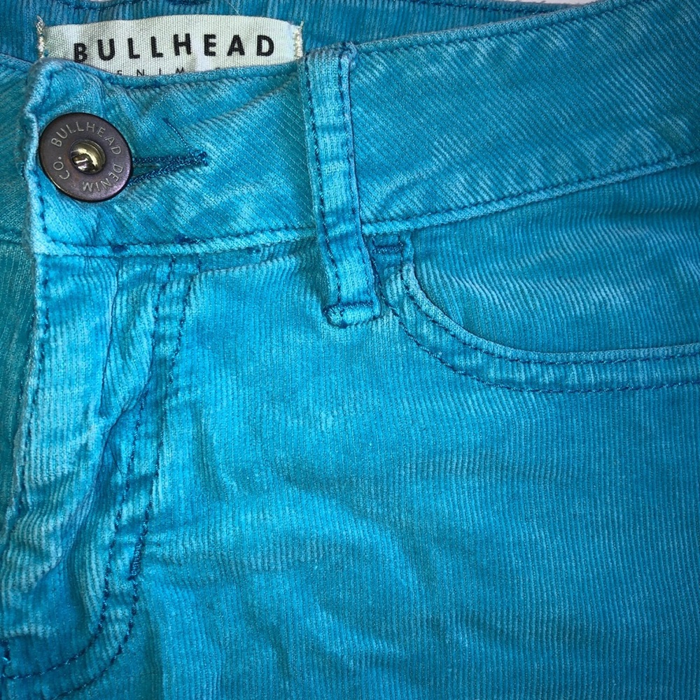 Light Blue Corduroy “BULLHEAD” shorts. Size 1